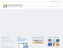 Tablet Screenshot of cogitateinc.com